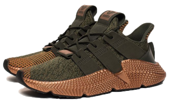 Фото Adidas Prophere зеленые с золотистым - 2