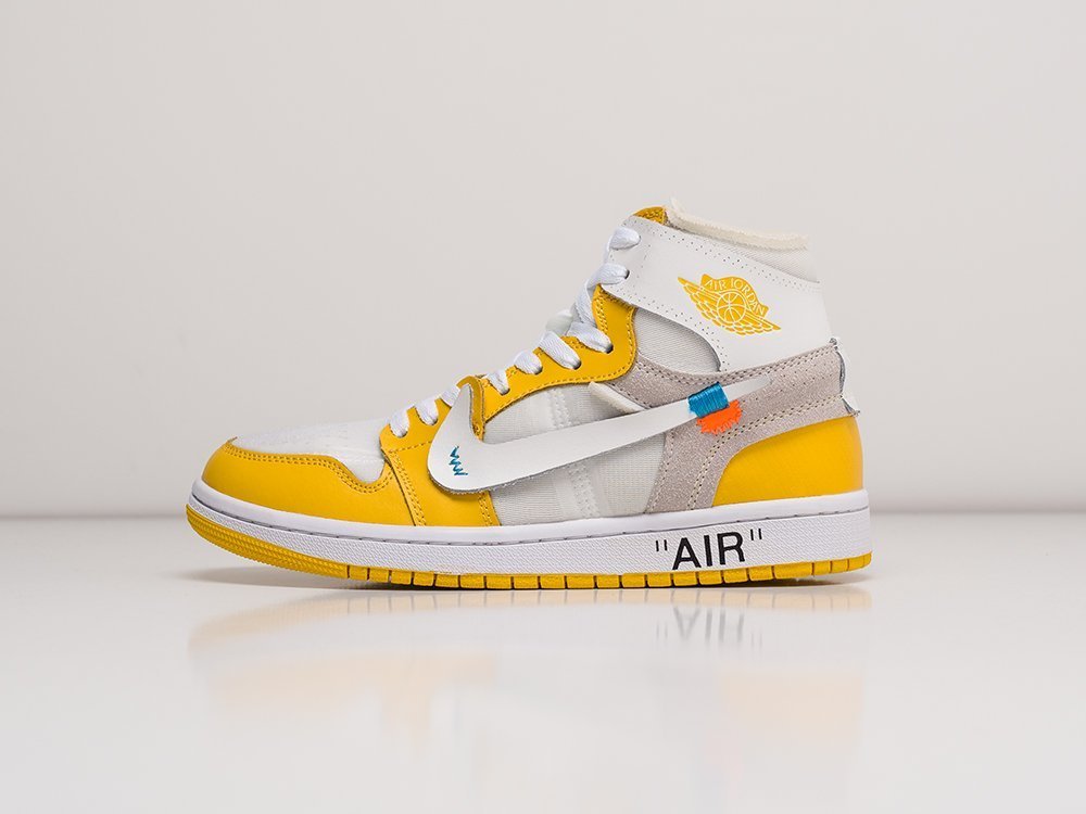 Air jordan cheap 1 white yellow