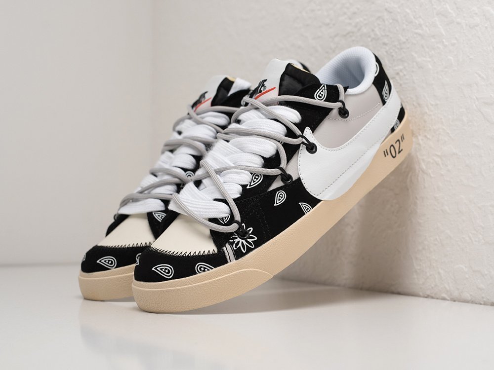 OFF White x Nike Blazer Low 77 Jumbo black lthr KEDRED