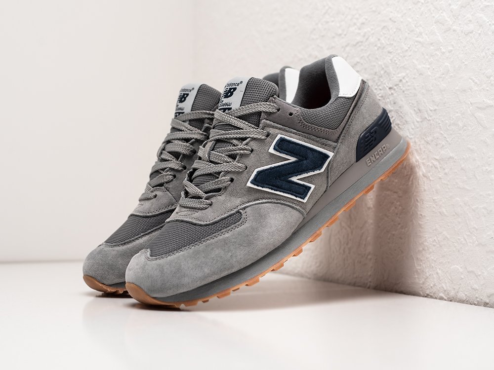 New balance 574 suede grey on sale